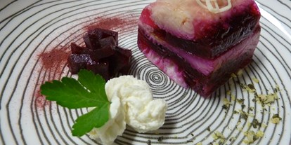 Essen-gehen - Gerichte: Desserts - Steiermark - Räucherforelle mit Rona - Erzbergbräu