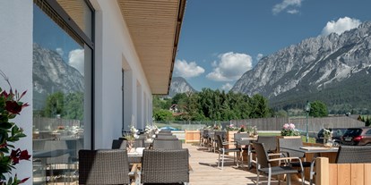Essen-gehen - Gerichte: Burger - Steiermark - Terasse - Hotel Restaurant Loy