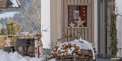 Essen-gehen - rollstuhlgerecht - Steiermark - Eingangsbereich Winter - Hotel Restaurant Loy