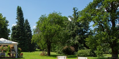 Essen-gehen - Ambiente: traditionell - Steiermark - Oberer Garten mit Pavillon - Brücklwirt
