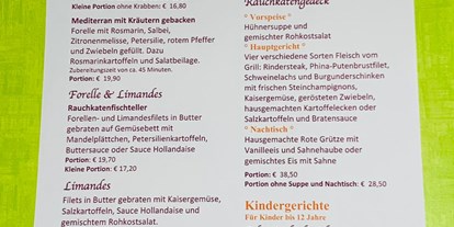 Essen-gehen - Deutschland - Speisenkarte Seite 3 ab April 2022 - Rauchkate Beverstedt