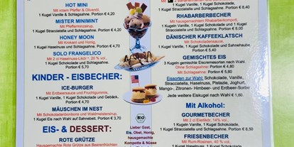 Essen-gehen - Deutschland - Eis - Dessert & Kuchen ab April 2022 - Rauchkate Beverstedt