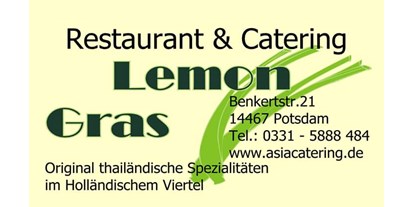 Essen-gehen - Brandenburg - Visitenkarte  - Thai Restaurant LemonGras Potsdam 