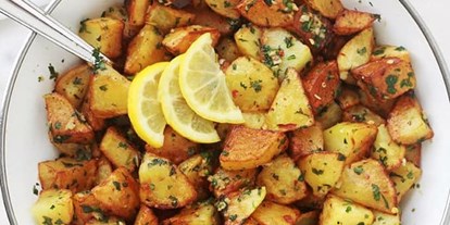 Essen-gehen - zum Mitnehmen - Kartoffeln mit Koriander - Levantine taste