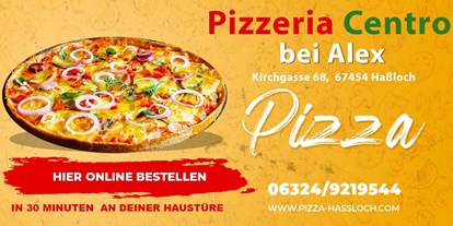 Essen-gehen - Rheinland-Pfalz - Pizzeria Centro bei Alex in Hassloch - Pizza Hassloch Pizzeria Centro bei Alex
