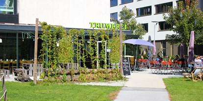 Essen-gehen - Die Trumerei im September 2018 bei bestem Wetter - TRUMEREI - Bar, Restaurant & Bier Shop